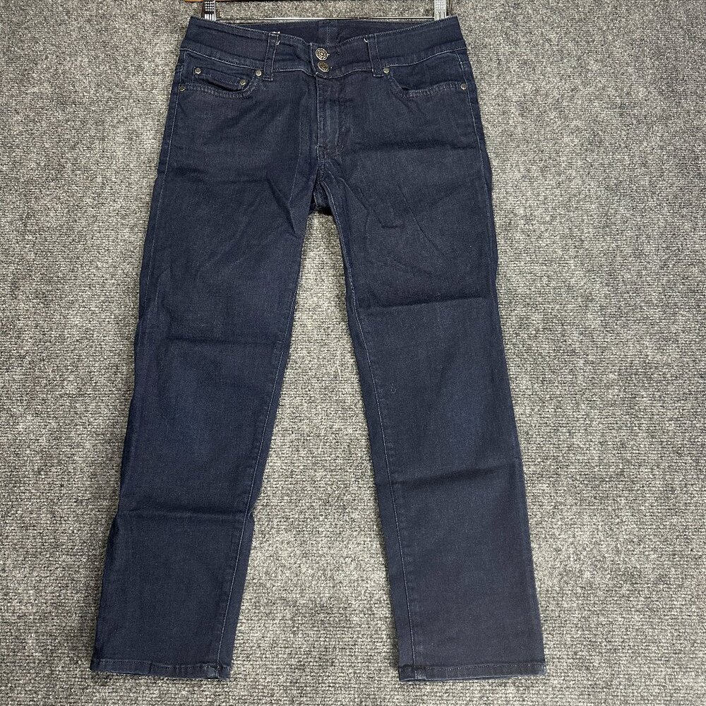 Red Engine Jeans Womens 27 Viper Skinny Dark Wash Cotton Spandex Pockets Logo